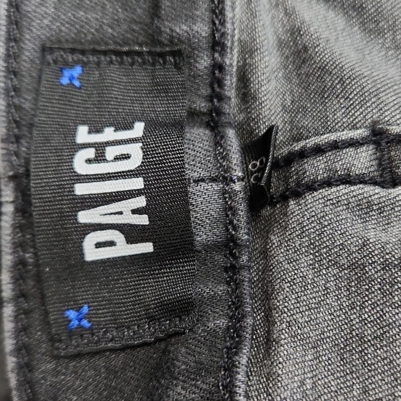 Paige Federal Slim Straight Leg Jeans in Payne - Picture 6 of 9